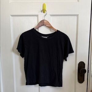 Jungmaven Black V-Neck T-Shirt